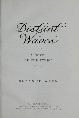 Distant Waves A Novel of the Titanic