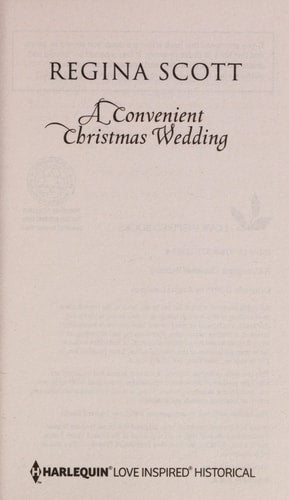 A Convenient Christmas Wedding (Frontier Bachelors, 5)