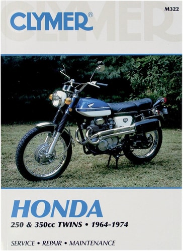 Honda 250 & 350 CC Twins Motorcycle (1964-1974) Service Repair Manual