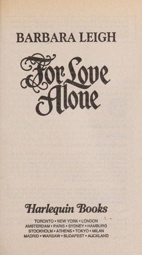 For Love Alone