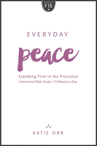 Everyday Peace: Standing Firm in His Provision (Focused 15 Bible Study)