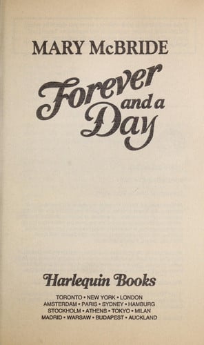 Forever And A Day (Harlequin Historical, No 294)