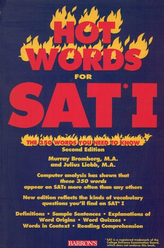 Hot Words for Sat I: The 350 Words You Need to Know (Barron's Hot Words for the SAT I)