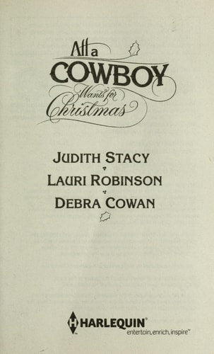 All a Cowboy Wants for Christmas: An Anthology