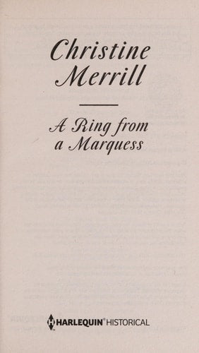 A Ring from a Marquess (The de Bryun Sisters)