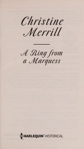 A Ring from a Marquess (The de Bryun Sisters)