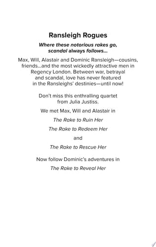 The Rake to Reveal Her (Ransleigh Rogues, 4)