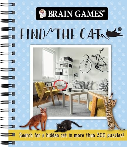 Brain Games - Find the Cat (384 Pages)