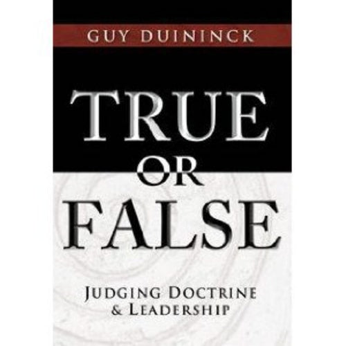 True or false: Judging doctrine and leadership