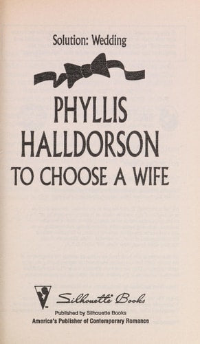 To Choose a Wife
