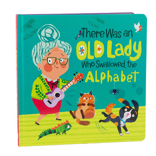 There was an old lady who swallowed the alphabet
