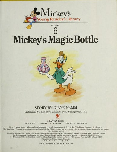 Mickey's Magic bottle (Mickey's Young Readers Library, 6) (Mickey's Young Readers Library, 6)