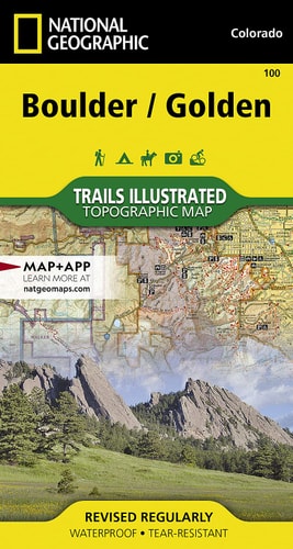 Boulder, Golden Map (National Geographic Trails Illustrated Map, 100)