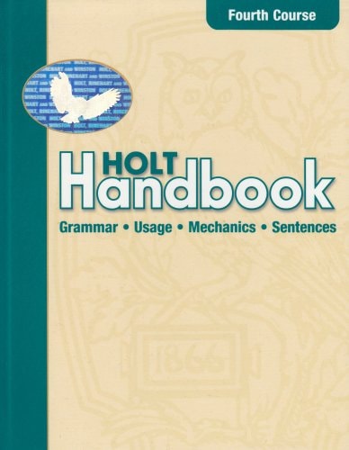 Holt Handbook: Student Edition Fourth Course 2003