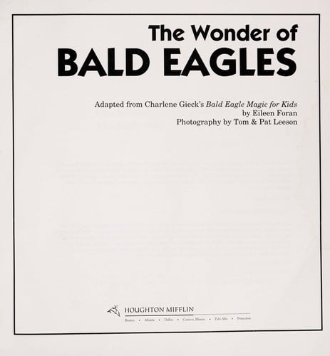 The Wonder of Bald Eagles (Soar to Success)