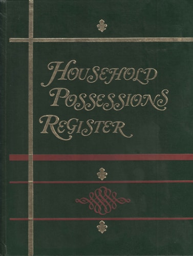 Household Possessions Register