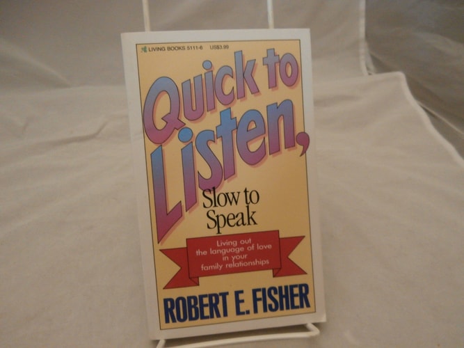 Quick to Listen Slow to Speak   [QUICK TO LISTEN SLOW TO SPEAK] [Paperback]