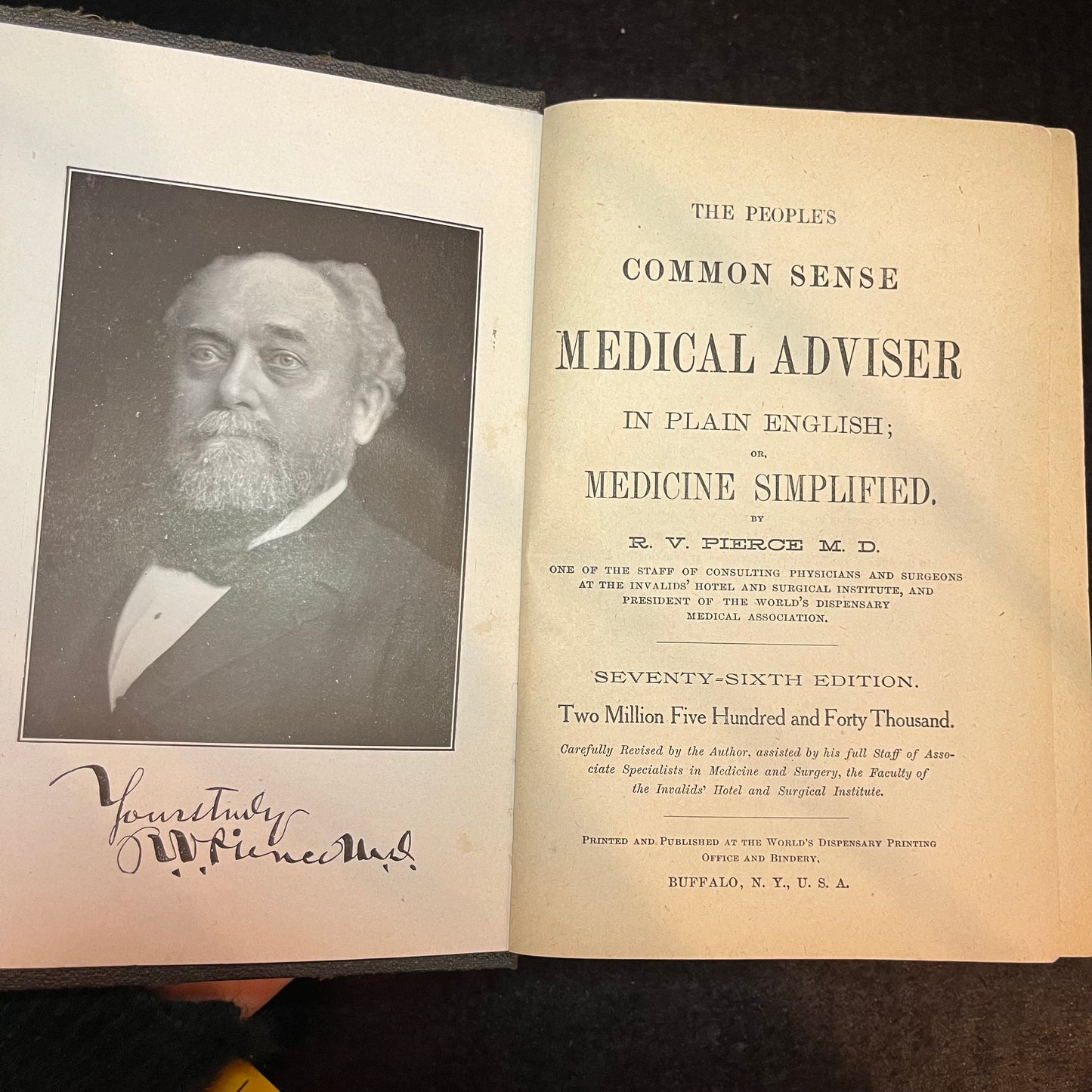 The People's Common Sense Medical Adviser - R. V. Pierce M. D. - 1909
