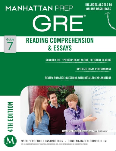 GRE Reading Comprehension & Essays (Manhattan Prep GRE Strategy Guides)