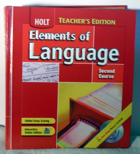 Elements of Language, 2nd Course, Grade 8, Teacher's Edition