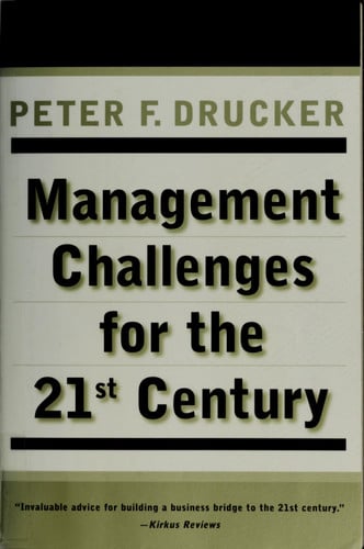 Management Challenges for the 21st Century