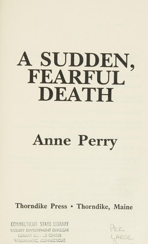 A Sudden, Fearful Death