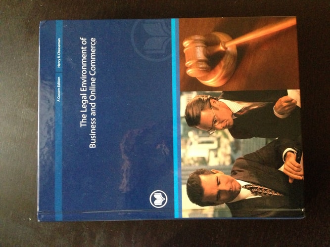 GBS 205 The Legal Environment Of Business And Online Commerce a custom edition for Rio Salado College