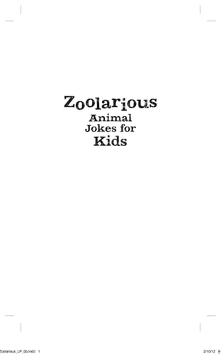 Zoolarious Animal Jokes for Kids