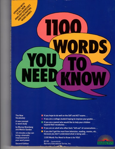 1100 Words You Need to Know