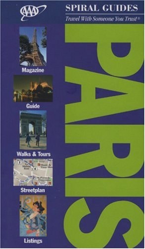 Paris Spiral Guide (AAA Spiral Guides)