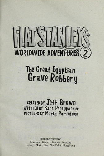 Flat Stanley The Great Egyptian Train Robbery