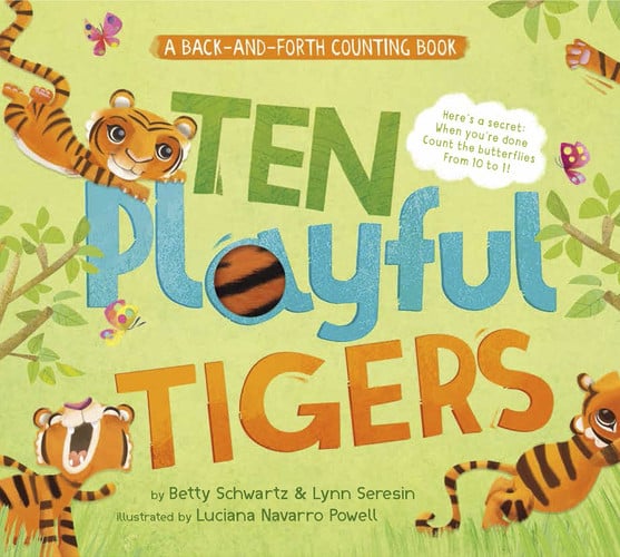 Ten Playful Tigers: A Back-and-Forth Counting Book (Back-and-Forth Counting Books)