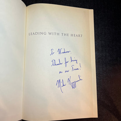 Leading with the Heart - Mike Krzyzewski - Signed - 2000