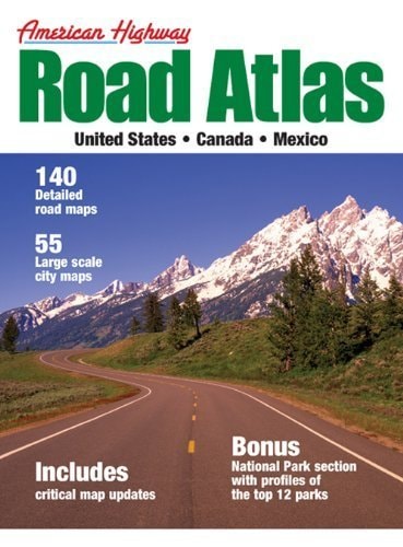 2011 American Highway Road Atlas of the U.S., Canada, & Mexico (Medium Format) [Paperback]
