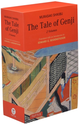 Tale of Genji (2 volume set, English and Seidensticker translation)-The Tale of Genji