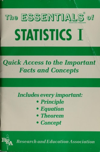 Statistics I Essentials (Volume 1) (Essentials Study Guides)