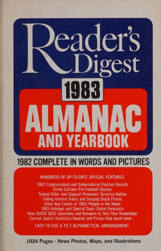 Reader's Digest 1983 Almanac And Yearbook