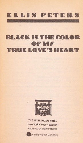 Black Is the Color of My True Love's Heart