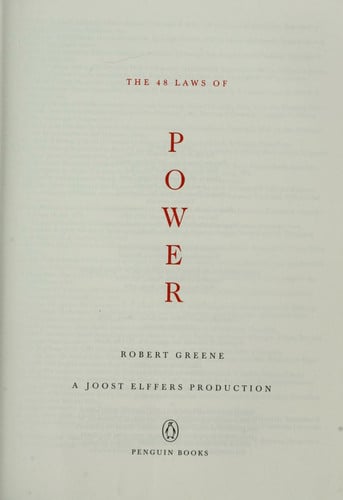 The 48 Laws of Power