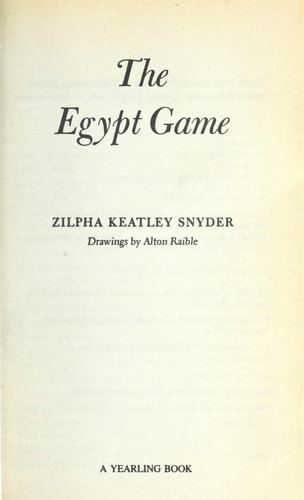 The Egypt Game