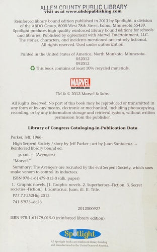The Avengers High Serpent Society (Avengers Set 3)