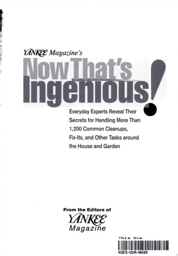 Yankee Magazine's Now That's Ingenious