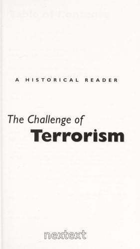 Nextext Historical Readers: Student Text The Challenge of Terrorism