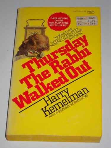 THURSDAY RABBI WALKED
