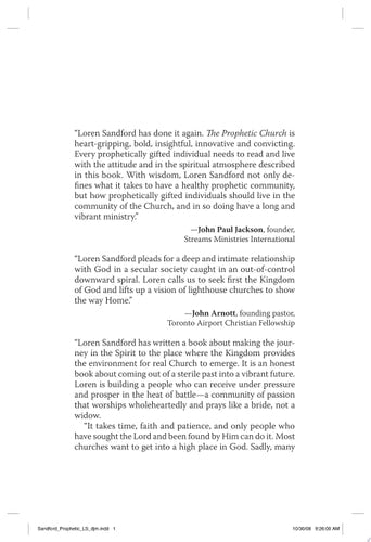 The Prophetic Church: Wielding the Power to Change the World