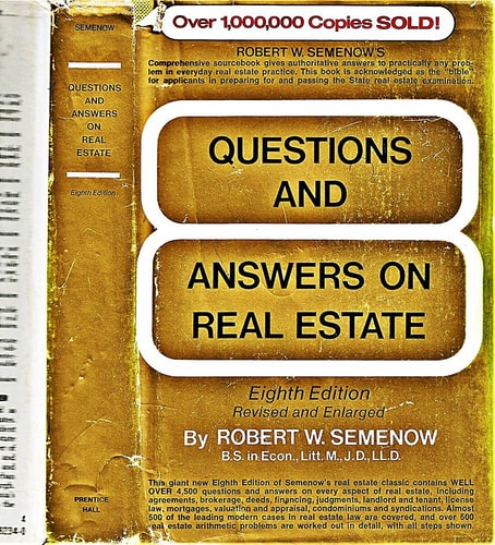 Questions and answers on real estate