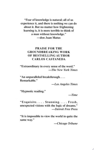 Teachings of Don Juan a Yaqui Way of Knoeledge, The