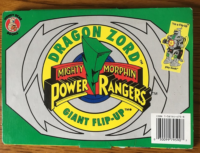 Dragon Zord Mighty Morphin Power Rangers Giant Flip-up