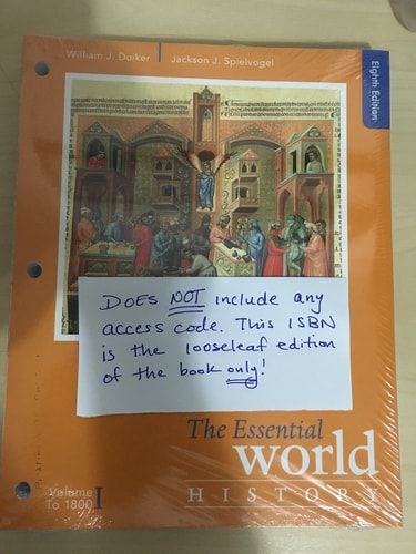 The Essential World History, Volume I: To 1800, Loose-leaf Version