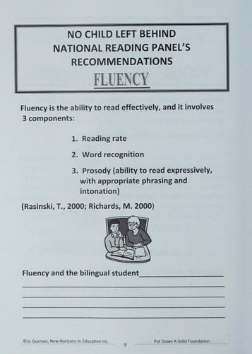 Accelerating your English language learners" reading comprehension, vocabulary development and reading fluency (Resource Handbook)